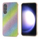 For Samsung Galaxy S23 FE 5G Nano Plating Diamond Texture Phone Case(Rainbow) - 1
