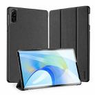 For Honor Pad X9 DUX DUCIS Domo Series Magnetic Flip Leather Tablet Case(Black) - 1