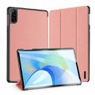 For Honor Pad X9 DUX DUCIS Domo Series Magnetic Flip Leather Tablet Case(Pink) - 1