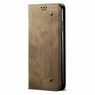 For Huawei Mate 60 Denim Texture Leather Phone Case(Khaki) - 2