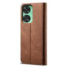 For Huawei nova 11 SE Denim Texture Leather Phone Case(Brown) - 3