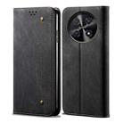 For Huawei nova 12i 4G Global Denim Texture Leather Phone Case(Black) - 1