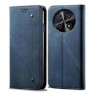 For Huawei Enjoy 70 Pro 5G Denim Texture Leather Phone Case(Blue) - 1