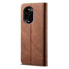 For Huawei nova 13 Pro 5G Denim Texture Leather Phone Case(Brown) - 3