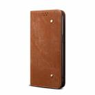 For Huawei Mate 70 Pro 5G / 70 Pro+ 5G Denim Texture Leather Phone Case(Brown) - 2