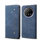 For Huawei Mate 70 Pro 5G / 70 Pro+ 5G Denim Texture Leather Phone Case(Blue) - 1