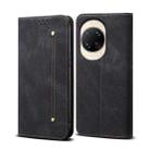 For Huawei nova 14 Denim Texture Leather Phone Case(Black) - 1