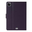 For iPad Pro 11 (2020) Solid Color Horizontal Flip Leather Tablet Case with Card Slots & Holder & Sleep / Wake-up Function(Purple) - 3