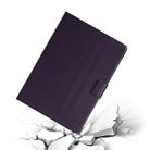 For iPad Pro 11 (2020) Solid Color Horizontal Flip Leather Tablet Case with Card Slots & Holder & Sleep / Wake-up Function(Purple) - 6