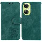 For OnePlus Nord CE 3 Lite / N30 Little Tiger Embossed Leather Phone Case(Green) - 1