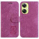 For OnePlus Nord CE 3 Lite / N30 Little Tiger Embossed Leather Phone Case(Rose Red) - 1