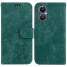 For OnePlus Nord N20 5G Little Tiger Embossed Leather Phone Case(Green) - 1