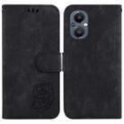 For OnePlus Nord N20 5G Little Tiger Embossed Leather Phone Case(Black) - 1