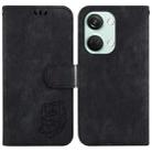 For OnePlus Nord 3 Little Tiger Embossed Leather Phone Case(Black) - 1