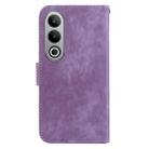 For OnePlus Nord CE4 5G Little Tiger Embossed Leather Phone Case(Purple) - 3