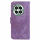 For OnePlus Ace 3 Pro Little Tiger Embossed Leather Phone Case(Purple) - 3