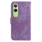 For OnePlus Nord CE4 Lite Little Tiger Embossed Leather Phone Case(Purple) - 3