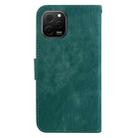 For Huawei nova Y61 / Enjoy 50z Little Tiger Embossed Leather Phone Case(Green) - 3
