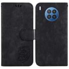 For Huawei nova 8i / Honor 50 Lite Little Tiger Embossed Leather Phone Case(Black) - 1