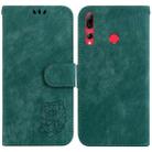 For Huawei P Smart Z Little Tiger Embossed Leather Phone Case(Green) - 1