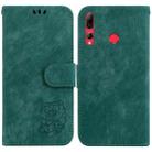 For Huawei P Smart+ 2019 / Enjoy 9s Little Tiger Embossed Leather Phone Case(Green) - 1