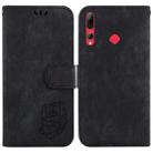 For Huawei P Smart+ 2019 / Enjoy 9s Little Tiger Embossed Leather Phone Case(Black) - 1