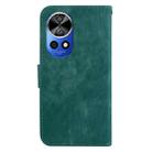 For Huawei nova 12 Pro / nova 12 Ultra Little Tiger Embossed Leather Phone Case(Green) - 3