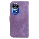 For Huawei nova 12 Pro / nova 12 Ultra Little Tiger Embossed Leather Phone Case(Purple) - 3