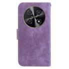 For Huawei nova 12i Little Tiger Embossed Leather Phone Case(Purple) - 3