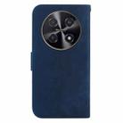 For Huawei nova 12i Little Tiger Embossed Leather Phone Case(Dark Blue) - 3