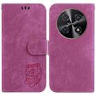 For Huawei nova 12i Little Tiger Embossed Leather Phone Case(Rose Red) - 1