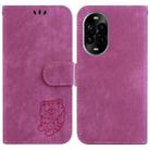 For Huawei nova 13 Pro Little Tiger Embossed Leather Phone Case(Rose Red) - 1