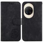 For Huawei nova 14 Ultra Little Tiger Embossed Leather Phone Case(Black) - 1