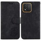 For Honor X5 Little Tiger Embossed Leather Phone Case(Black) - 1
