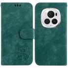 For Honor Magic6 Pro Little Tiger Embossed Leather Phone Case(Green) - 1