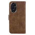 For Honor 200 Little Tiger Embossed Leather Phone Case(Brown) - 3