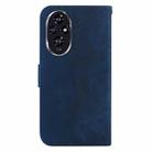 For Honor 200 Little Tiger Embossed Leather Phone Case(Dark Blue) - 3