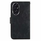 For Honor 200 Little Tiger Embossed Leather Phone Case(Black) - 3