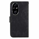 For Honor 200 Pro Little Tiger Embossed Leather Phone Case(Black) - 3