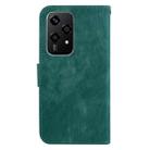 For Honor 200 Lite Global Little Tiger Embossed Leather Phone Case(Green) - 3