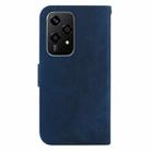 For Honor 200 Lite Global Little Tiger Embossed Leather Phone Case(Dark Blue) - 3