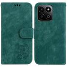 For Honor Play 60 Plus Little Tiger Embossed Leather Phone Case(Green) - 1