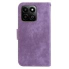 For Honor Play 60 Plus Little Tiger Embossed Leather Phone Case(Purple) - 3