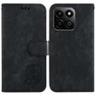 For Honor Play 60 Plus Little Tiger Embossed Leather Phone Case(Black) - 1