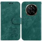 For Honor Magic7 Little Tiger Embossed Leather Phone Case(Green) - 1