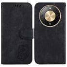 For Honor X70 5G Little Tiger Embossed Leather Phone Case(Black) - 1