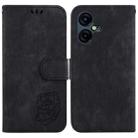 For Tecno Pova Neo 3 Little Tiger Embossed Leather Phone Case(Black) - 1