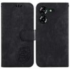 For Tecno Pova 5 Little Tiger Embossed Leather Phone Case(Black) - 1