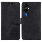 For Tecno Pova 4 Pro Little Tiger Embossed Leather Phone Case(Black) - 1
