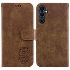 For Tecno Pova Neo 2 Little Tiger Embossed Leather Phone Case(Brown) - 1